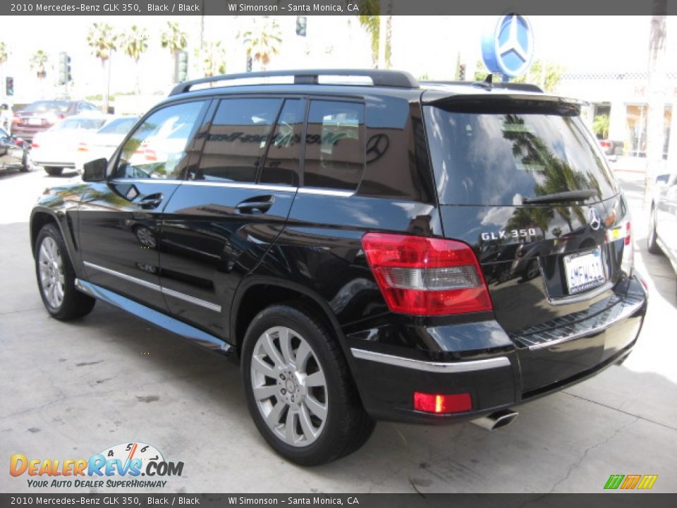 2010 Mercedes-Benz GLK 350 Black / Black Photo #4