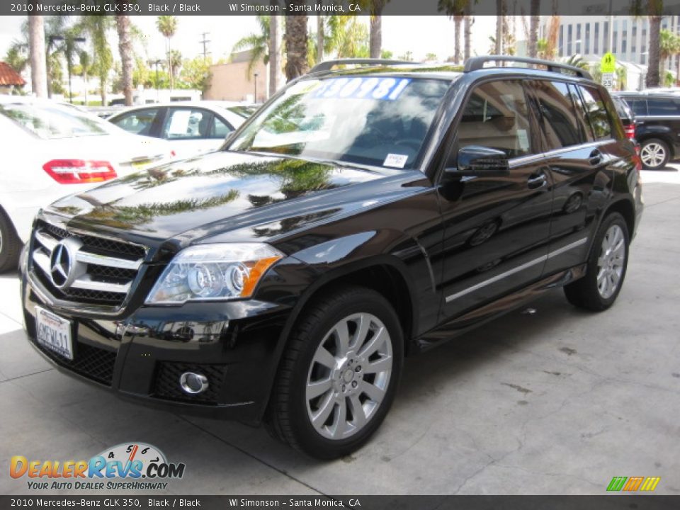 2010 Mercedes-Benz GLK 350 Black / Black Photo #5