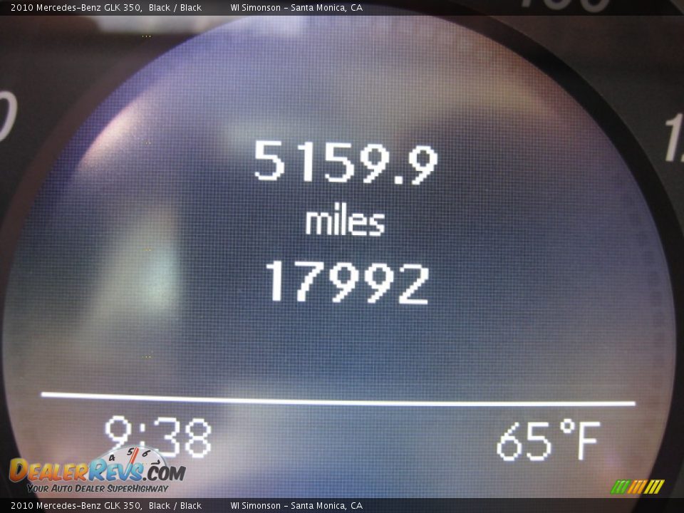 2010 Mercedes-Benz GLK 350 Black / Black Photo #9