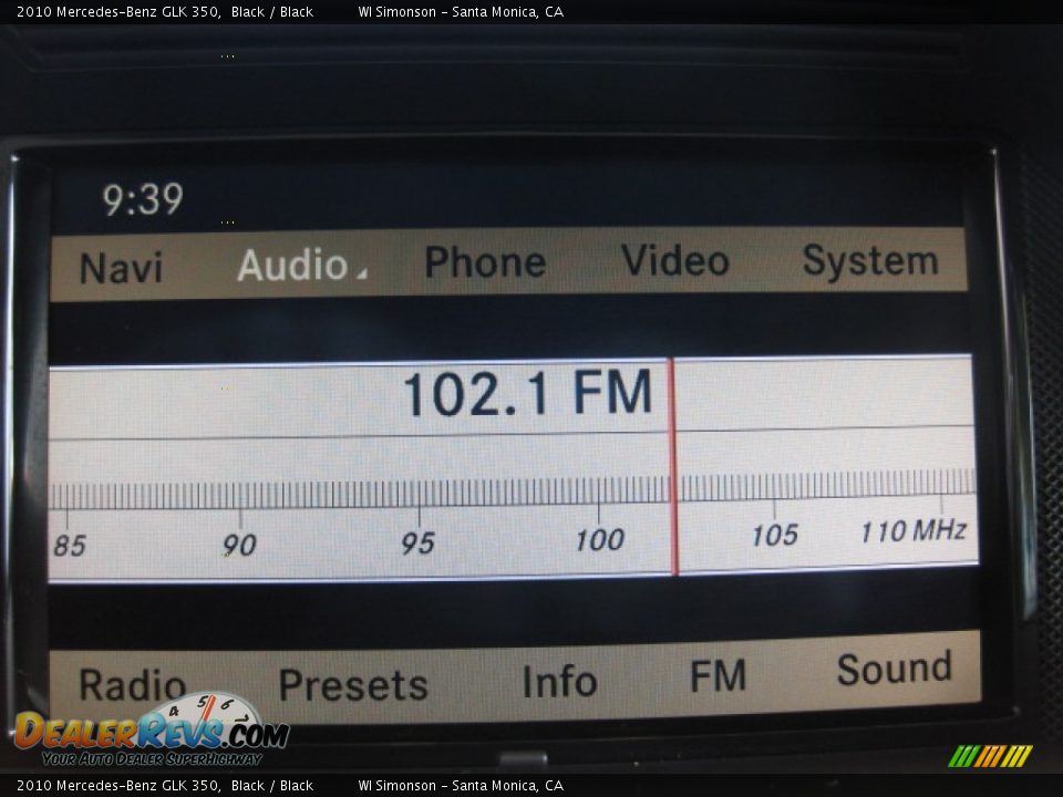 2010 Mercedes-Benz GLK 350 Black / Black Photo #15