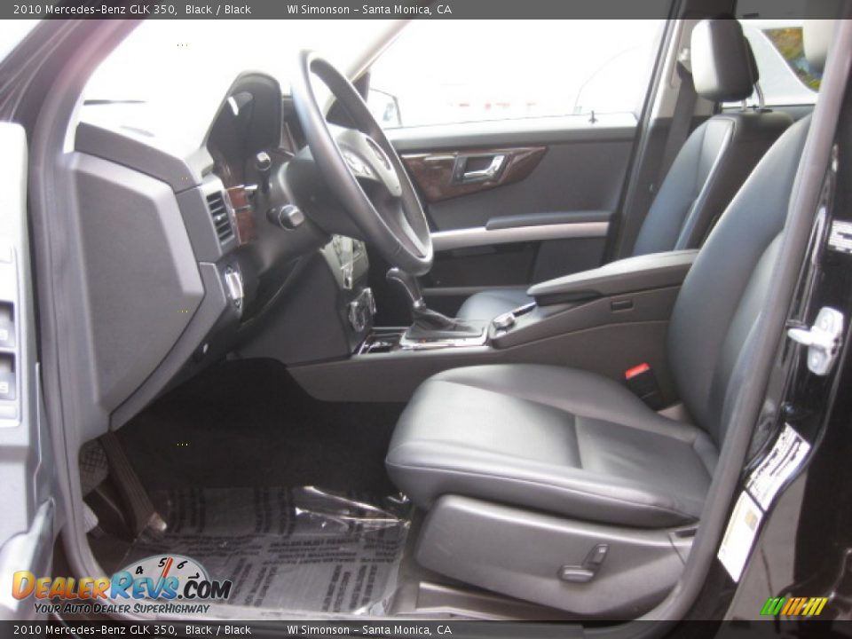 2010 Mercedes-Benz GLK 350 Black / Black Photo #18