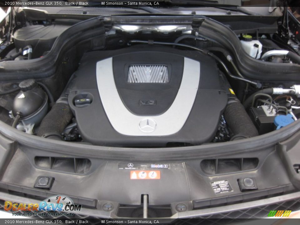 2010 Mercedes-Benz GLK 350 Black / Black Photo #22