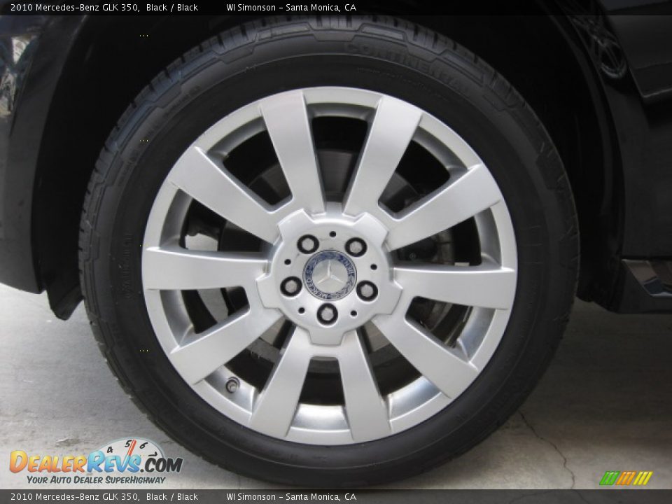 2010 Mercedes-Benz GLK 350 Black / Black Photo #24