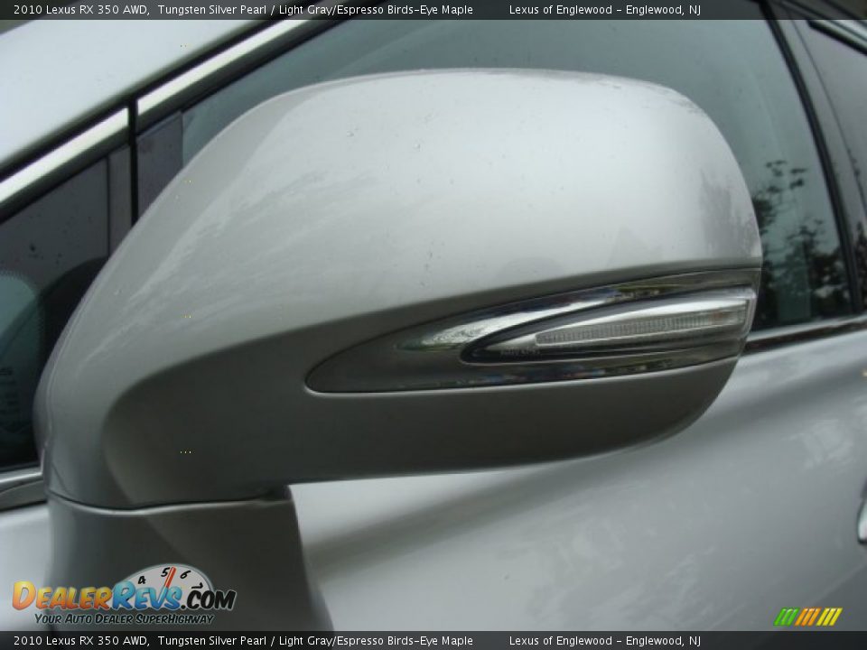 2010 Lexus RX 350 AWD Tungsten Silver Pearl / Light Gray/Espresso Birds-Eye Maple Photo #11