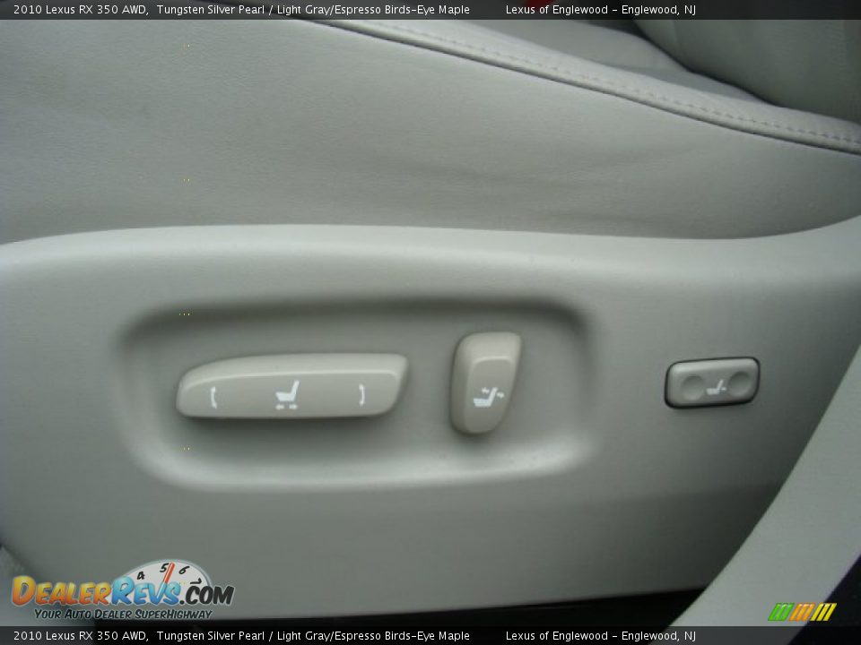 2010 Lexus RX 350 AWD Tungsten Silver Pearl / Light Gray/Espresso Birds-Eye Maple Photo #16