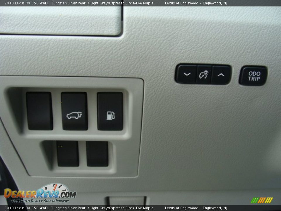 2010 Lexus RX 350 AWD Tungsten Silver Pearl / Light Gray/Espresso Birds-Eye Maple Photo #18