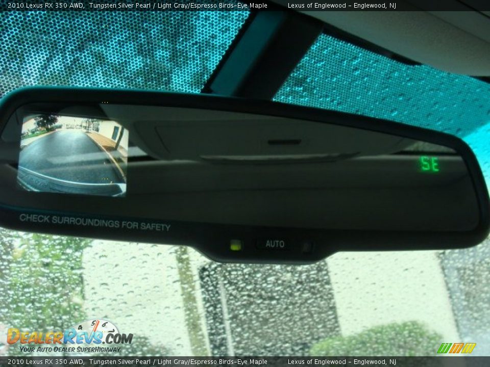 2010 Lexus RX 350 AWD Tungsten Silver Pearl / Light Gray/Espresso Birds-Eye Maple Photo #25