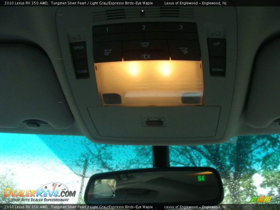 2010 Lexus RX 350 AWD Tungsten Silver Pearl / Light Gray/Espresso Birds-Eye Maple Photo #26