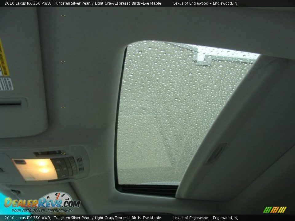 2010 Lexus RX 350 AWD Tungsten Silver Pearl / Light Gray/Espresso Birds-Eye Maple Photo #27