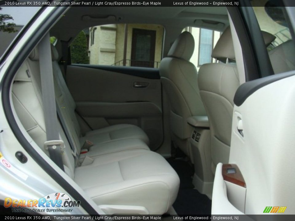 2010 Lexus RX 350 AWD Tungsten Silver Pearl / Light Gray/Espresso Birds-Eye Maple Photo #28