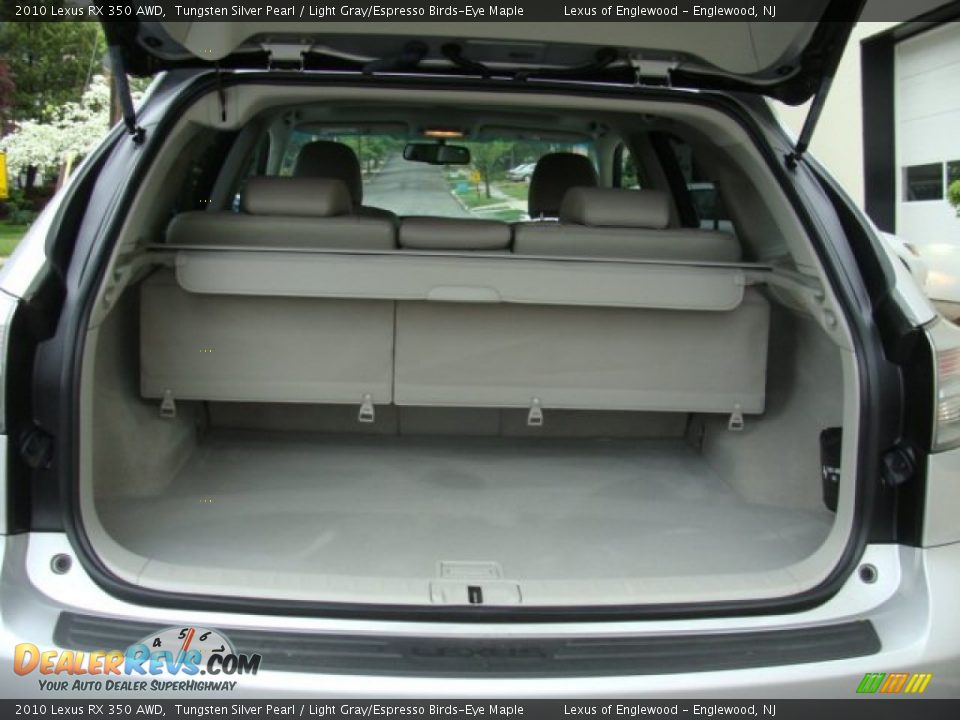2010 Lexus RX 350 AWD Tungsten Silver Pearl / Light Gray/Espresso Birds-Eye Maple Photo #30