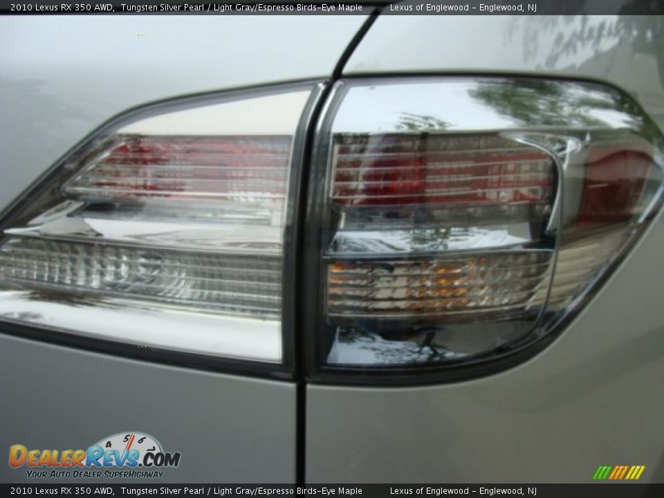 2010 Lexus RX 350 AWD Tungsten Silver Pearl / Light Gray/Espresso Birds-Eye Maple Photo #31