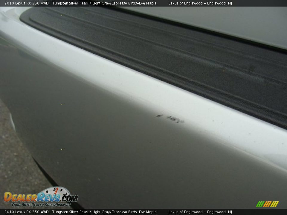 2010 Lexus RX 350 AWD Tungsten Silver Pearl / Light Gray/Espresso Birds-Eye Maple Photo #33