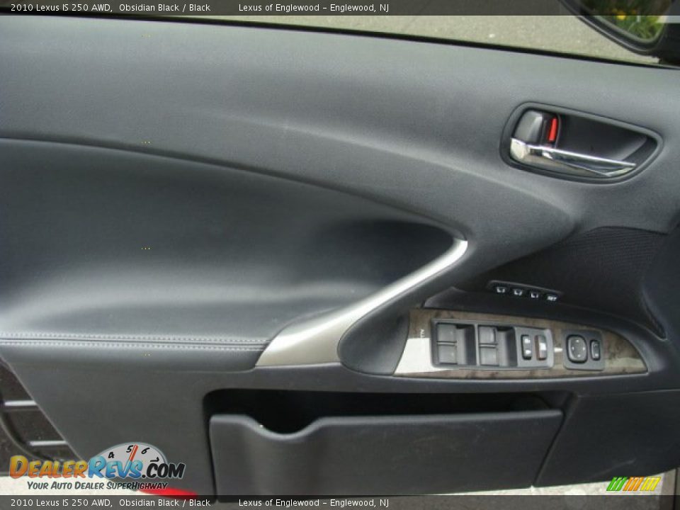 2010 Lexus IS 250 AWD Obsidian Black / Black Photo #12