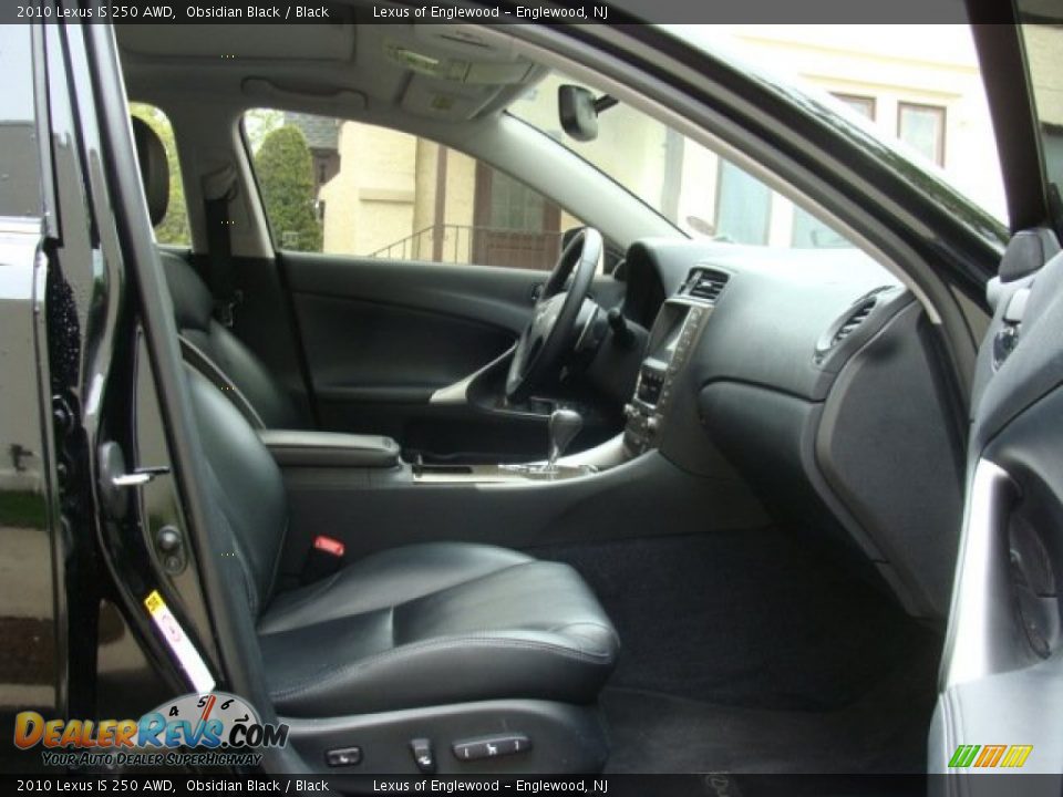 2010 Lexus IS 250 AWD Obsidian Black / Black Photo #16