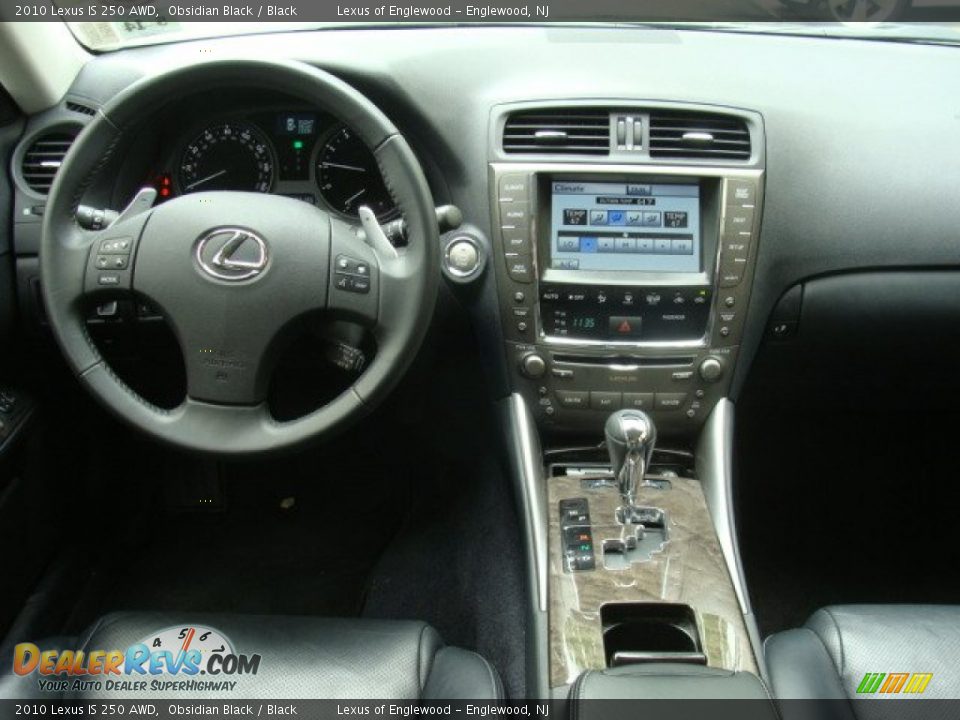 2010 Lexus IS 250 AWD Obsidian Black / Black Photo #17