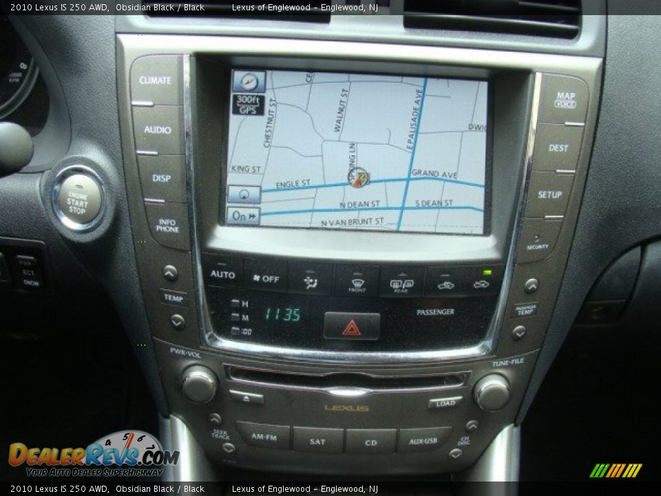 2010 Lexus IS 250 AWD Obsidian Black / Black Photo #23