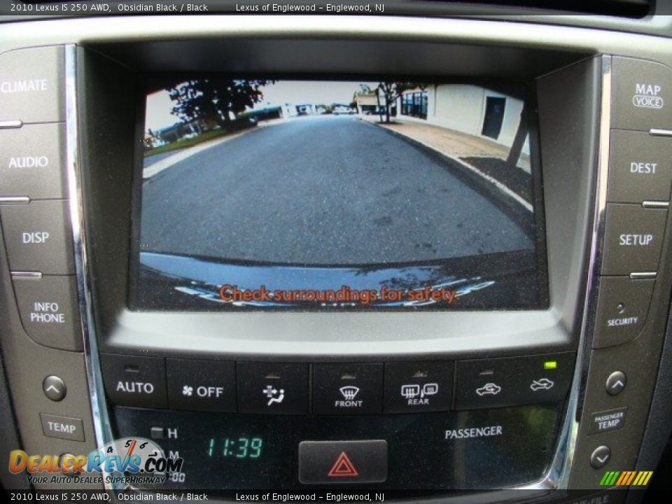 2010 Lexus IS 250 AWD Obsidian Black / Black Photo #24