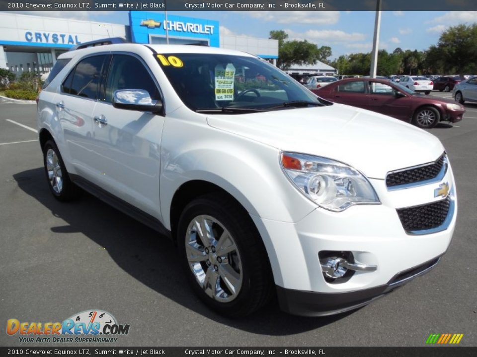2010 Chevrolet Equinox LTZ Summit White / Jet Black Photo #11