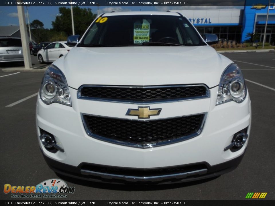 2010 Chevrolet Equinox LTZ Summit White / Jet Black Photo #14