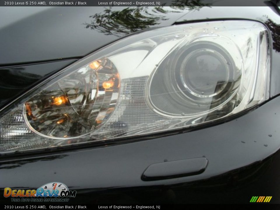2010 Lexus IS 250 AWD Obsidian Black / Black Photo #36