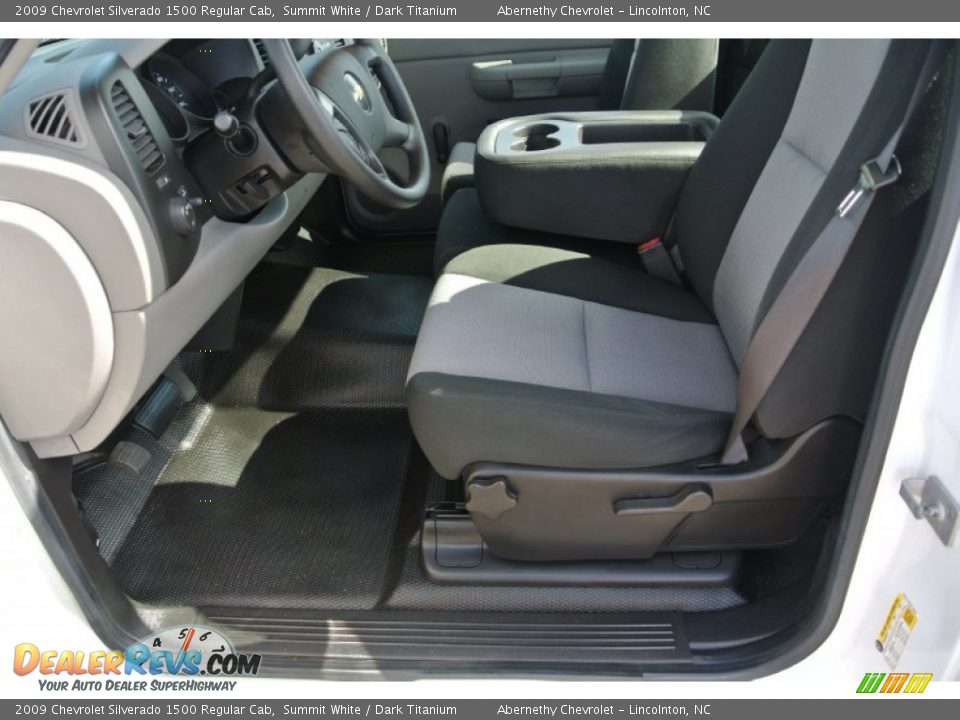 2009 Chevrolet Silverado 1500 Regular Cab Summit White / Dark Titanium Photo #8