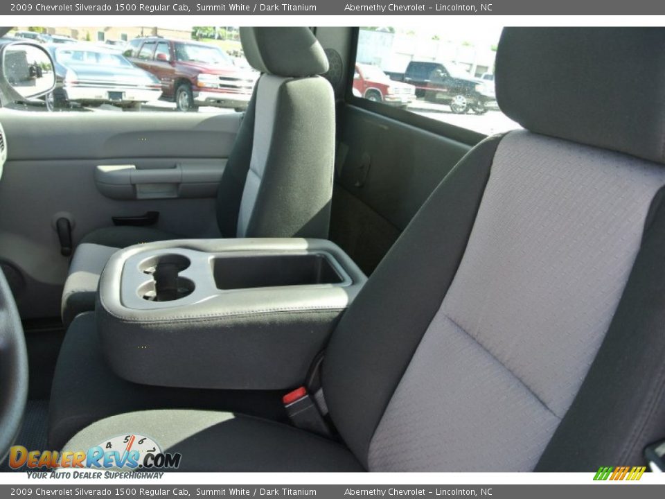 2009 Chevrolet Silverado 1500 Regular Cab Summit White / Dark Titanium Photo #9