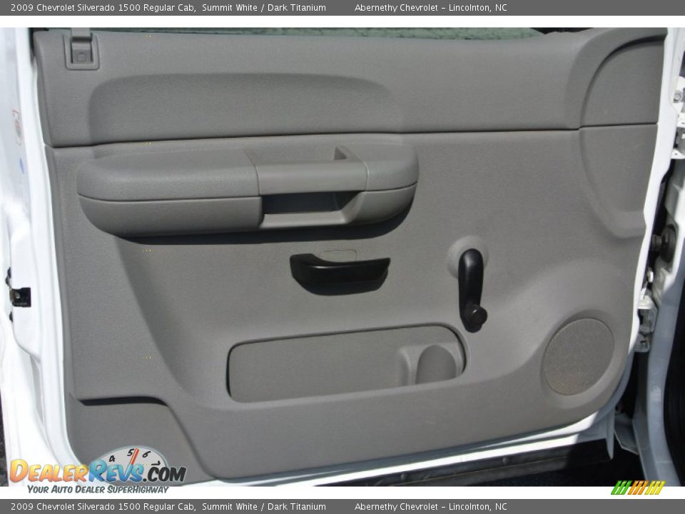 2009 Chevrolet Silverado 1500 Regular Cab Summit White / Dark Titanium Photo #10