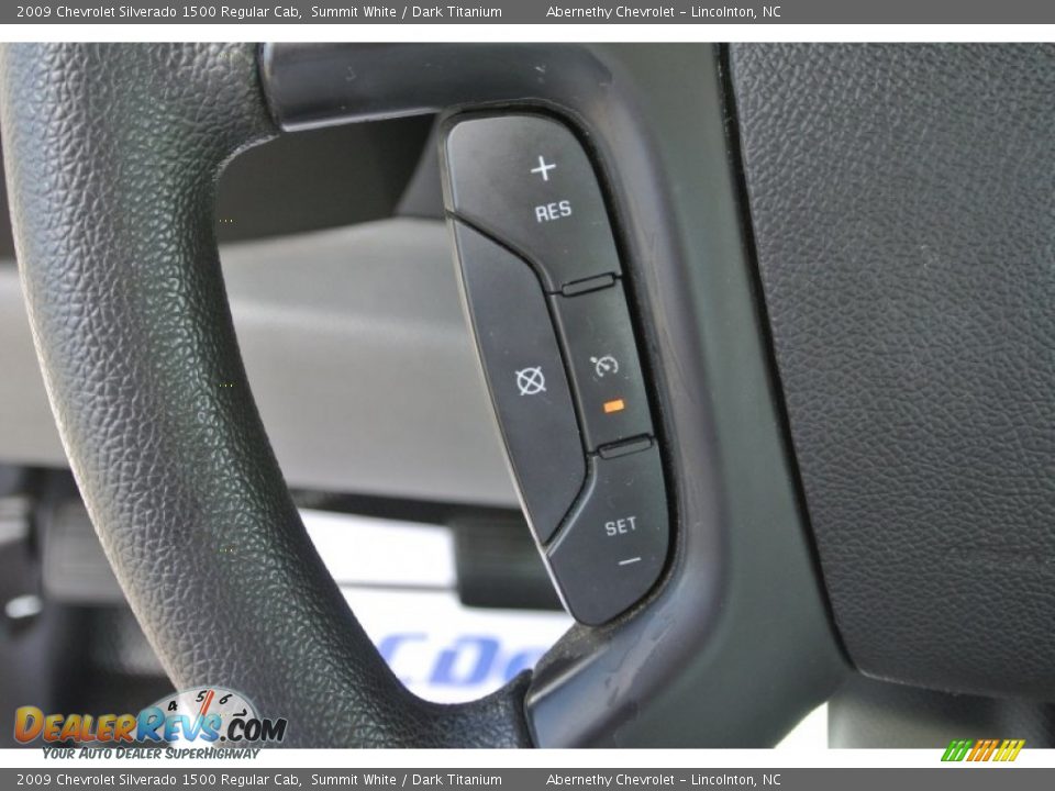 2009 Chevrolet Silverado 1500 Regular Cab Summit White / Dark Titanium Photo #14