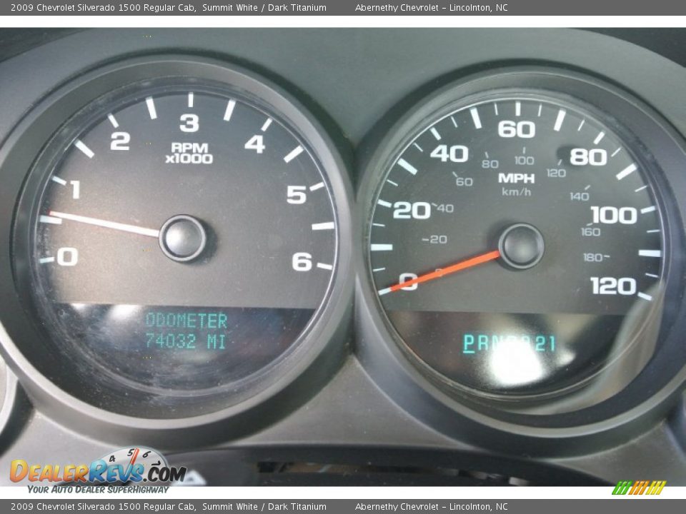 2009 Chevrolet Silverado 1500 Regular Cab Summit White / Dark Titanium Photo #15