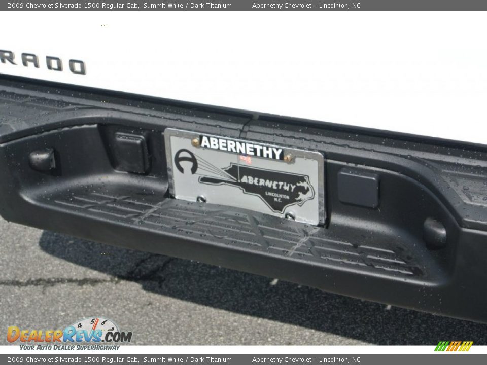 2009 Chevrolet Silverado 1500 Regular Cab Summit White / Dark Titanium Photo #16