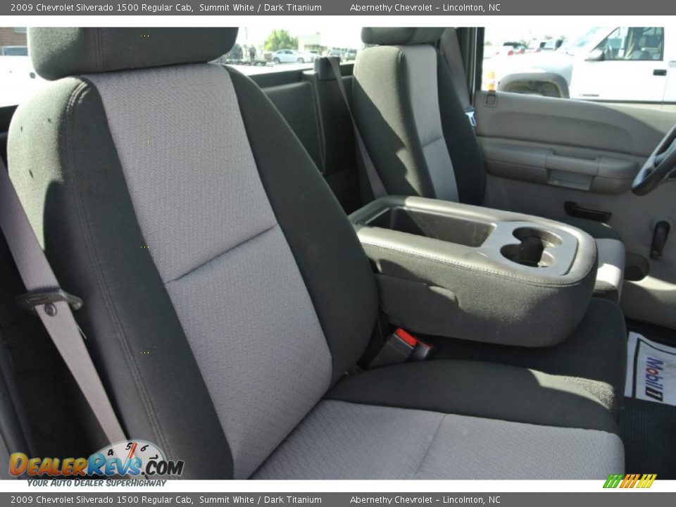 2009 Chevrolet Silverado 1500 Regular Cab Summit White / Dark Titanium Photo #20