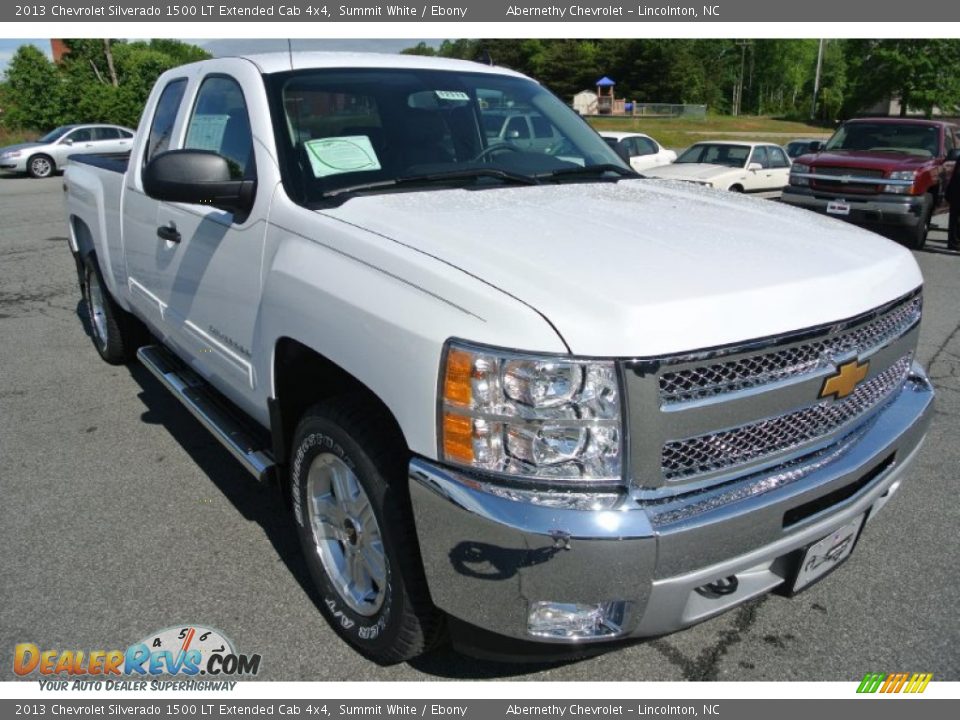 2013 Chevrolet Silverado 1500 LT Extended Cab 4x4 Summit White / Ebony Photo #1
