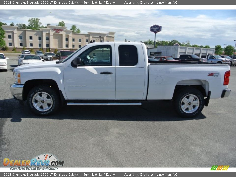2013 Chevrolet Silverado 1500 LT Extended Cab 4x4 Summit White / Ebony Photo #3