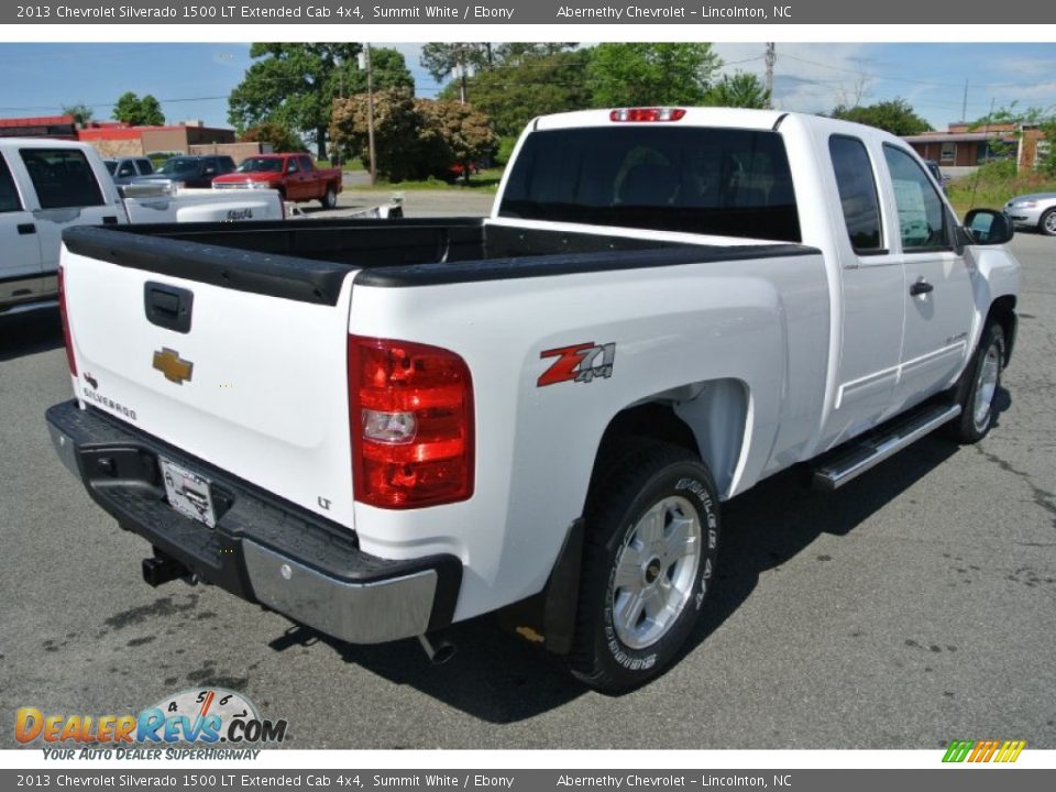 2013 Chevrolet Silverado 1500 LT Extended Cab 4x4 Summit White / Ebony Photo #5