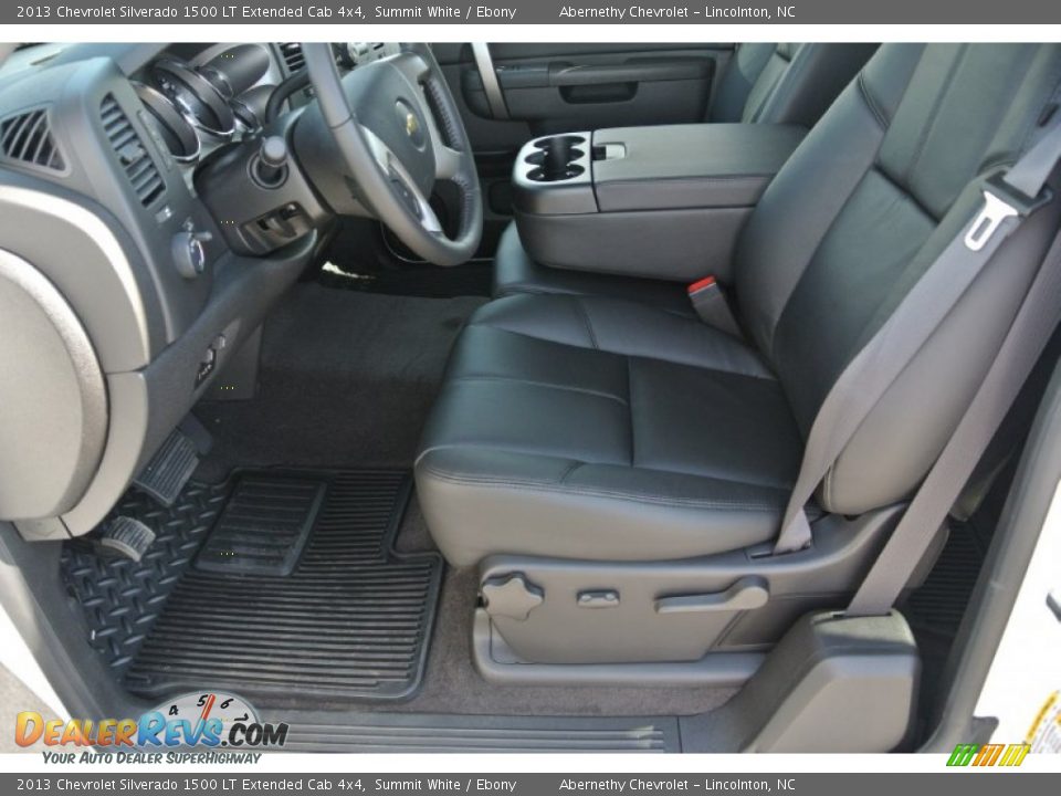2013 Chevrolet Silverado 1500 LT Extended Cab 4x4 Summit White / Ebony Photo #8