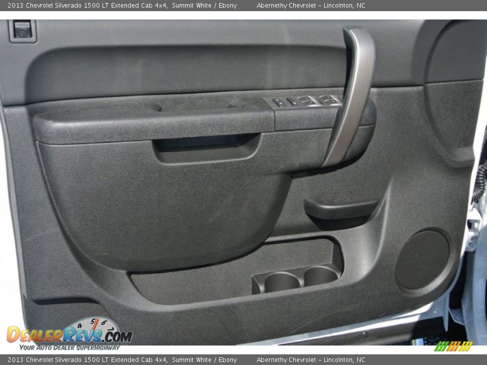 2013 Chevrolet Silverado 1500 LT Extended Cab 4x4 Summit White / Ebony Photo #9
