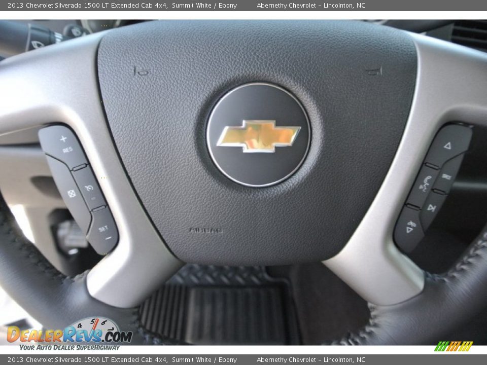2013 Chevrolet Silverado 1500 LT Extended Cab 4x4 Summit White / Ebony Photo #15