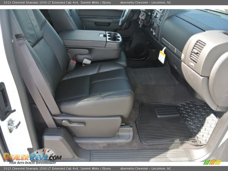 2013 Chevrolet Silverado 1500 LT Extended Cab 4x4 Summit White / Ebony Photo #18