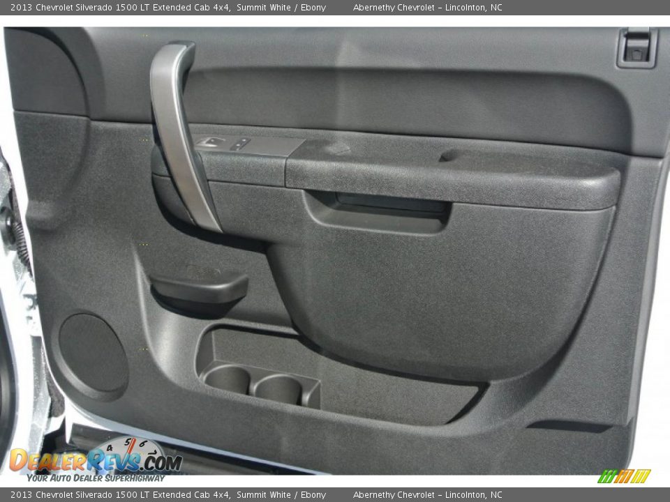 2013 Chevrolet Silverado 1500 LT Extended Cab 4x4 Summit White / Ebony Photo #19