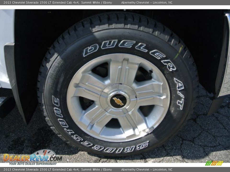 2013 Chevrolet Silverado 1500 LT Extended Cab 4x4 Summit White / Ebony Photo #20
