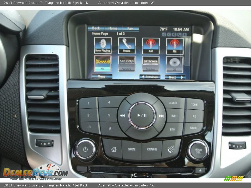 2013 Chevrolet Cruze LT Tungsten Metallic / Jet Black Photo #12