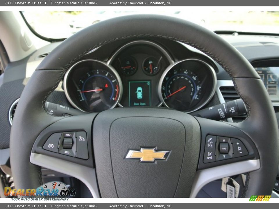 2013 Chevrolet Cruze LT Tungsten Metallic / Jet Black Photo #14