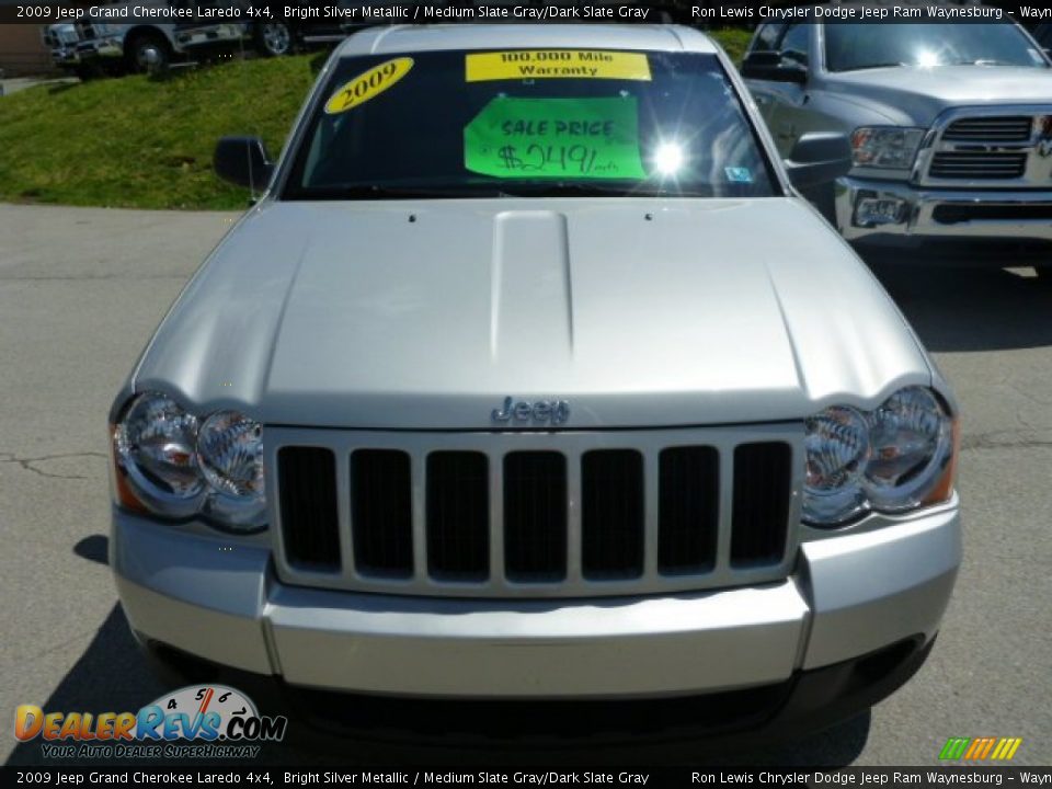 2009 Jeep Grand Cherokee Laredo 4x4 Bright Silver Metallic / Medium Slate Gray/Dark Slate Gray Photo #8