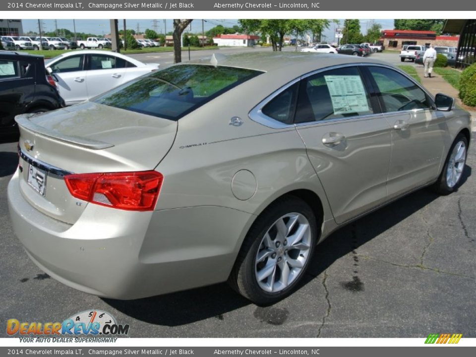 2014 Chevrolet Impala LT Champagne Silver Metallic / Jet Black Photo #5