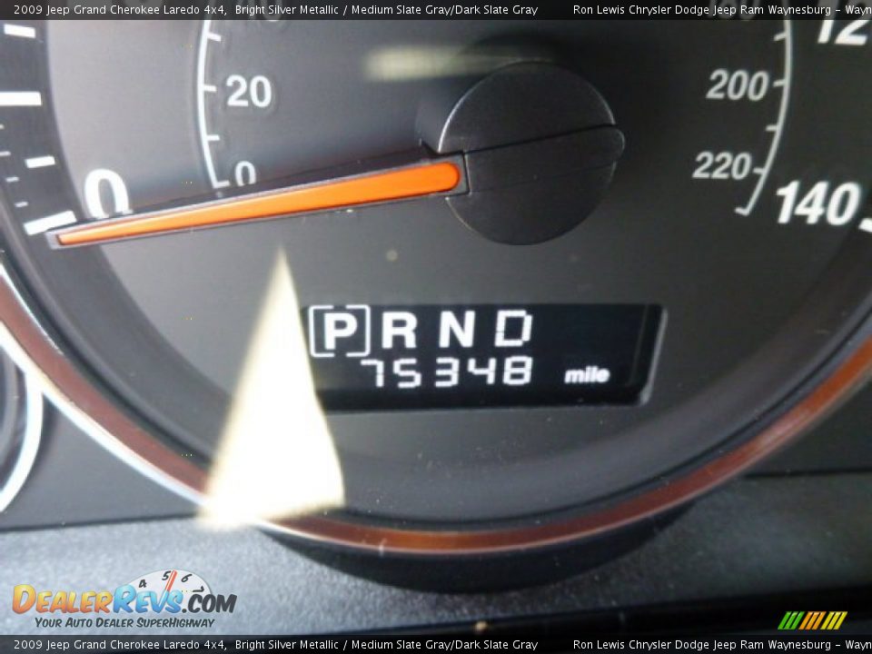 2009 Jeep Grand Cherokee Laredo 4x4 Bright Silver Metallic / Medium Slate Gray/Dark Slate Gray Photo #19