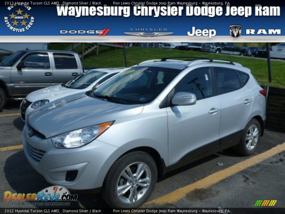 2012 Hyundai Tucson GLS AWD Diamond Silver / Black Photo #1