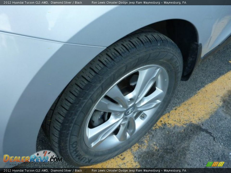 2012 Hyundai Tucson GLS AWD Diamond Silver / Black Photo #8