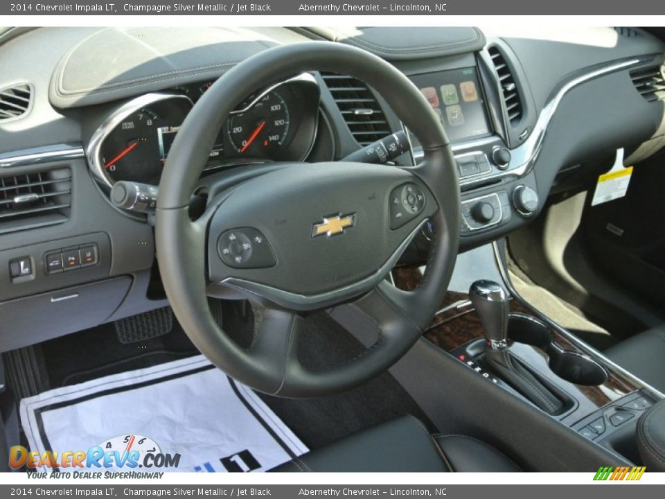 2014 Chevrolet Impala LT Champagne Silver Metallic / Jet Black Photo #25