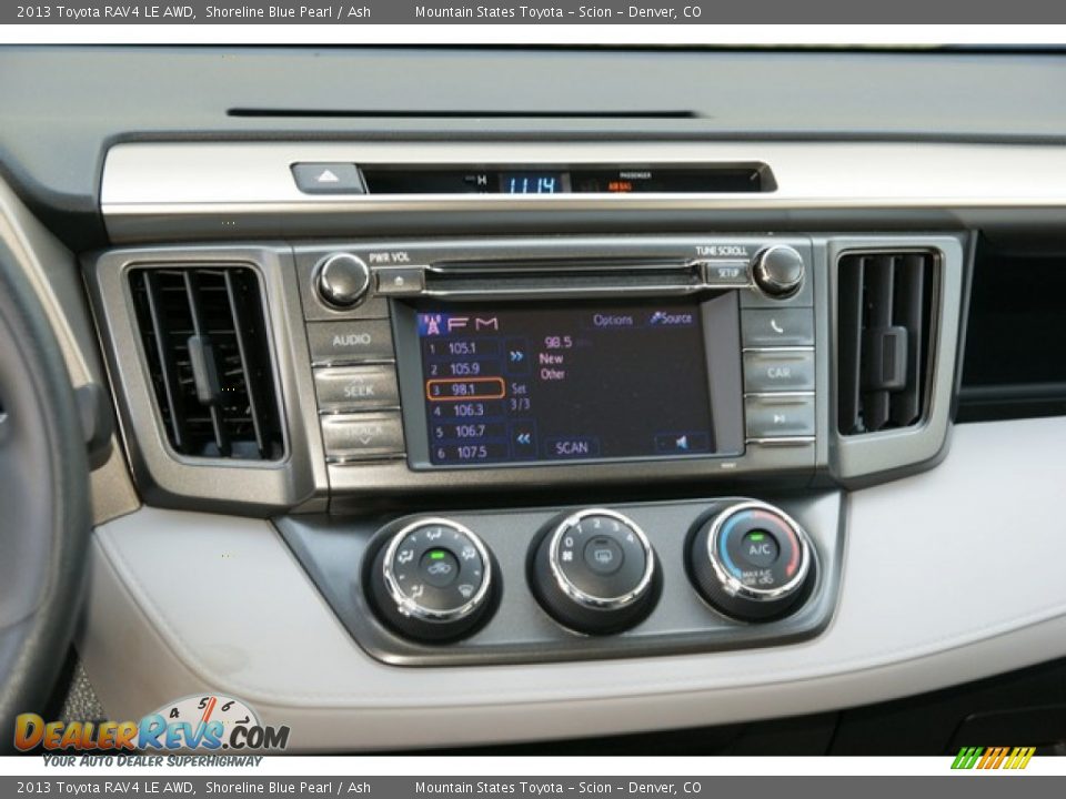 2013 Toyota RAV4 LE AWD Shoreline Blue Pearl / Ash Photo #6